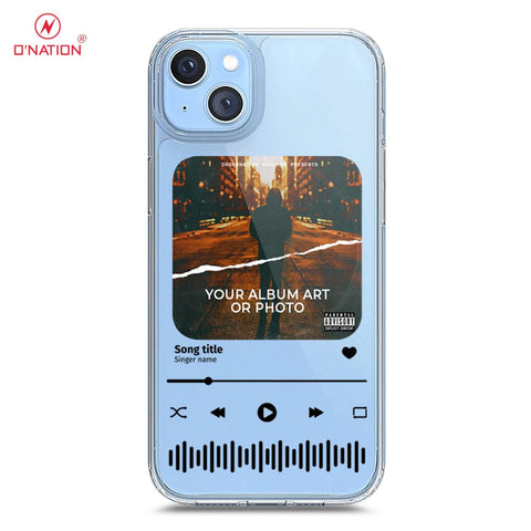 iPhone 14 Plus Cover - Personalised Album Art Series - 4 Designs - Clear Phone Case - Soft Silicon Borders