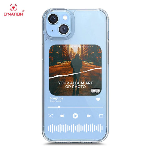 iPhone 14 Plus Cover - Personalised Album Art Series - 4 Designs - Clear Phone Case - Soft Silicon Borders