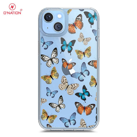 iPhone 14 Plus Cover - O'Nation Butterfly Dreams Series - 9 Designs - Clear Phone Case - Soft Silicon Borders