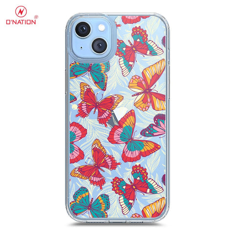 iPhone 14 Plus Cover - O'Nation Butterfly Dreams Series - 9 Designs - Clear Phone Case - Soft Silicon Borders