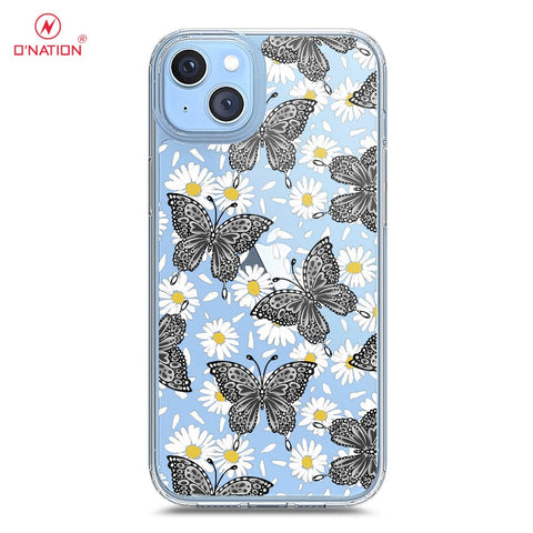 iPhone 14 Plus Cover - O'Nation Butterfly Dreams Series - 9 Designs - Clear Phone Case - Soft Silicon Borders