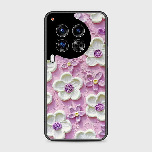 Tecno Camon 30 Premier 5G Cover - Floral Series - Design 4 - Purple & White - HQ Premium Shine Durable Shatterproof Case