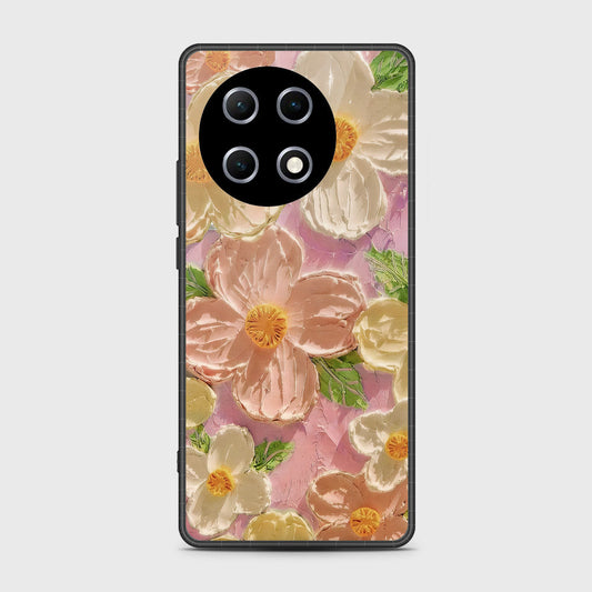 Tecno Camon 30S Cover - Floral Series - Design 11 - White & Green - HQ Premium Shine Durable Shatterproof Case