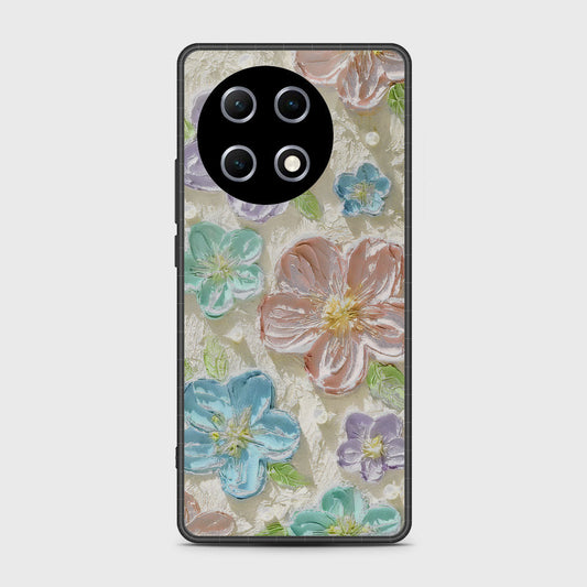 Tecno Camon 30S Cover - Floral Series - Design 14 - Blue & Purple - HQ Premium Shine Durable Shatterproof Case