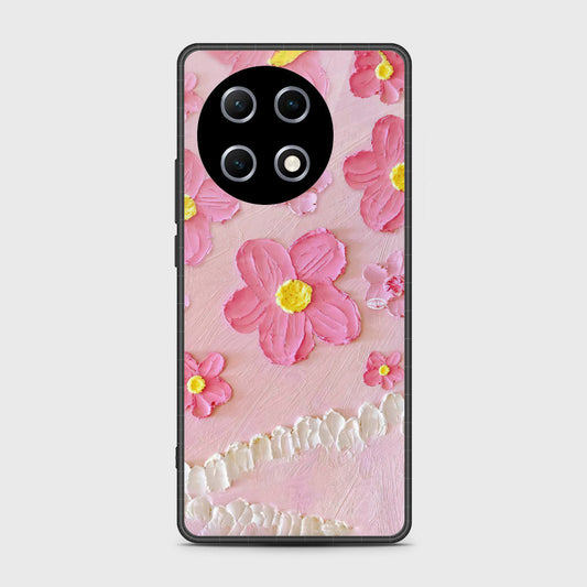 Tecno Camon 30S Cover - Floral Series - Design 2 - Pink - HQ Premium Shine Durable Shatterproof Case