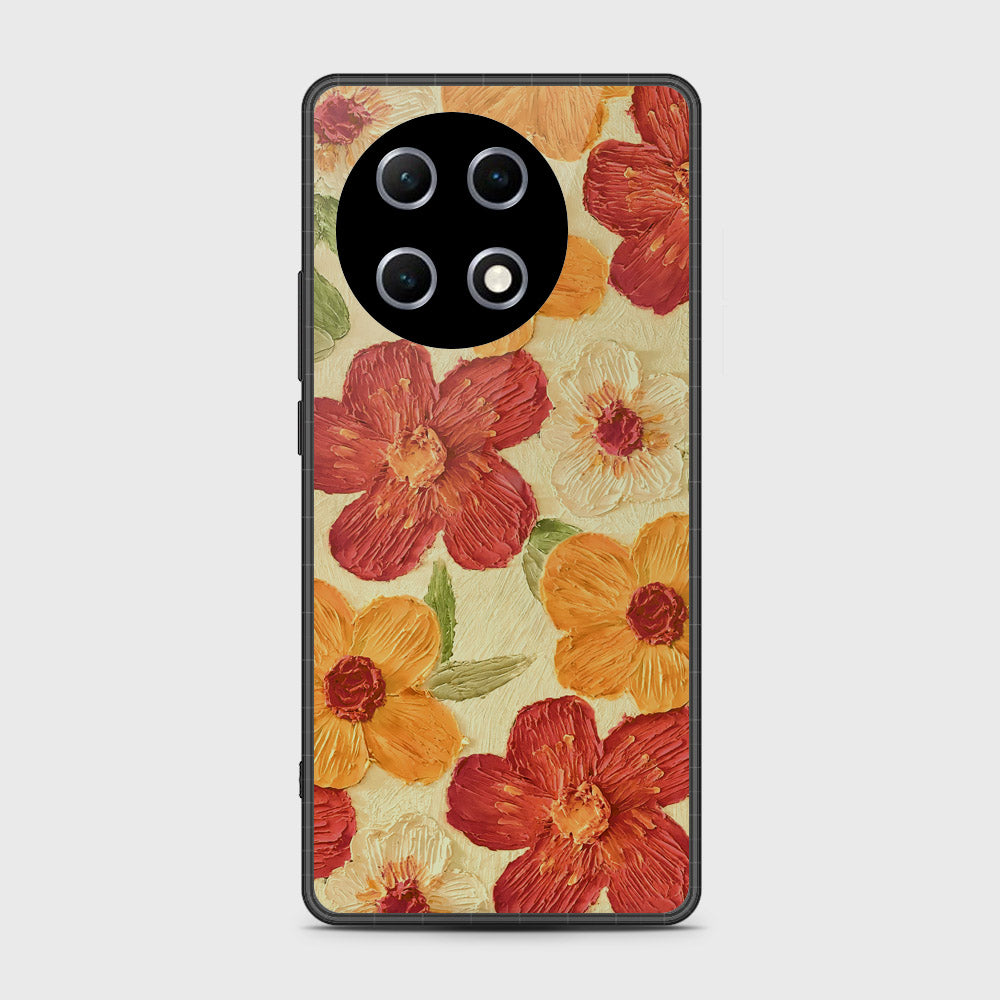 Tecno Camon 30S Cover - Floral Series - Design 6 - Red & Orange - HQ Premium Shine Durable Shatterproof Case