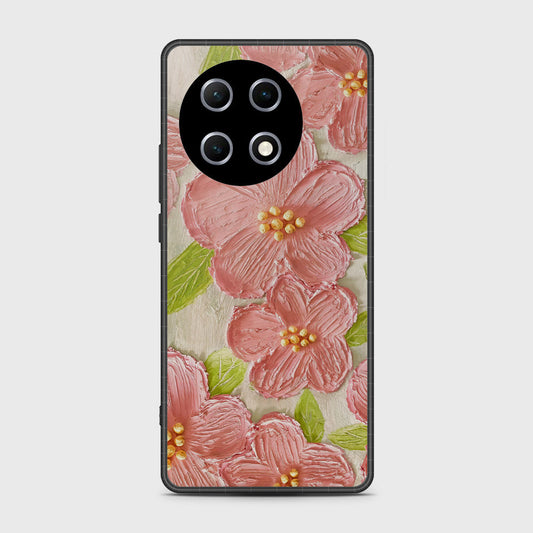 Tecno Camon 30S Cover - Floral Series - Design 9 - Pink & Green - HQ Premium Shine Durable Shatterproof Case