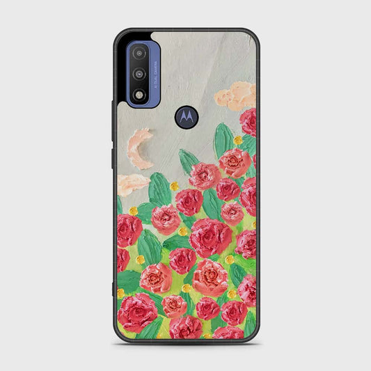 Motorola G Pure 2021 Cover - Floral Series - Design 10 - Red & Green - HQ Premium Shine Durable Shatterproof Case