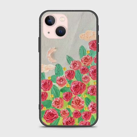 iPhone 14 Plus Cover - Floral Series - Design 10 - Red & Green - HQ Premium Shine Durable Shatterproof Case