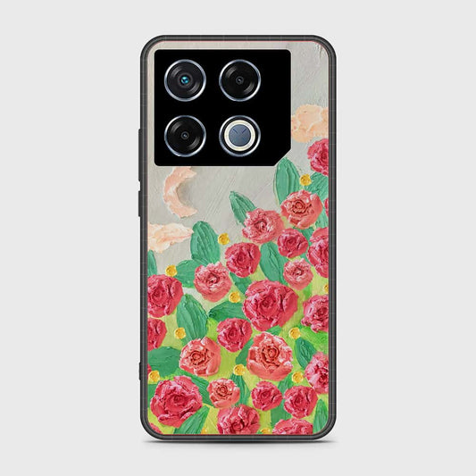 Infinix GT 20 Pro Cover - Floral Series - Design 10 - Red & Green - HQ Premium Shine Durable Shatterproof Case