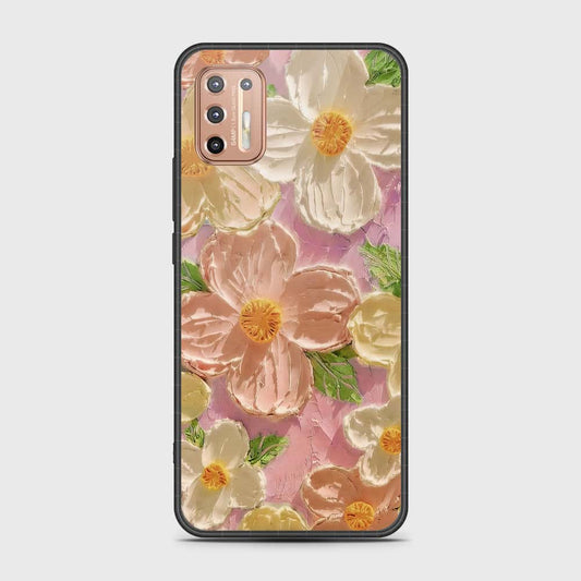 Motorola Moto E13 Cover - Floral Series - Design 11 - White & Green - HQ Premium Shine Durable Shatterproof Case