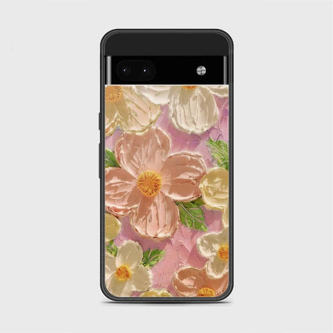 Google Pixel 7 Cover - Floral Series - Design 11 - White & Green - HQ Premium Shine Durable Shatterproof Case