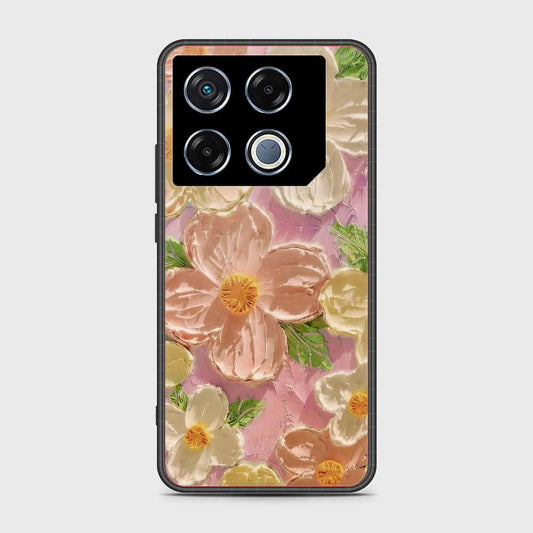 Infinix GT 20 Pro Cover - Floral Series - Design 11 - White & Green - HQ Premium Shine Durable Shatterproof Case