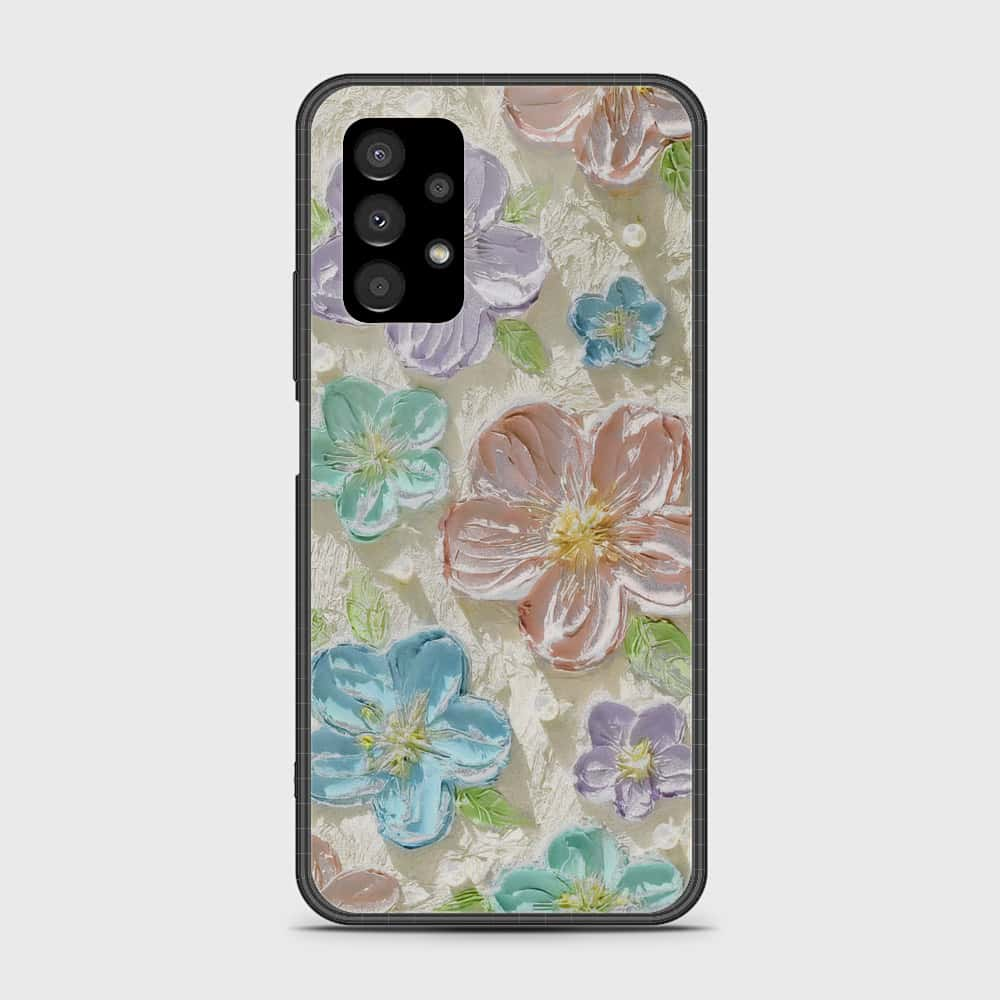 Samsung Galaxy A13 Cover - Floral Series - Design 14 - Blue & Purple - HQ Premium Shine Durable Shatterproof Case