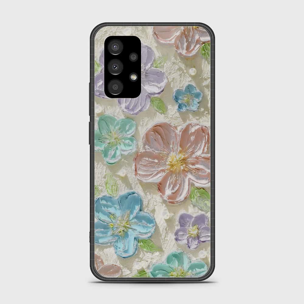 Samsung Galaxy A53 5G Cover - Floral Series - Design 14 - Blue & Purple - HQ Premium Shine Durable Shatterproof Case