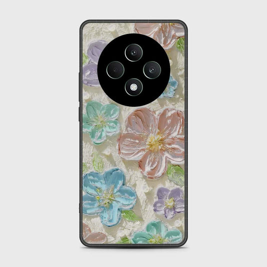 Oppo Reno 12F Cover - Floral Series - Design 14 - Blue & Purple - HQ Premium Shine Durable Shatterproof Case