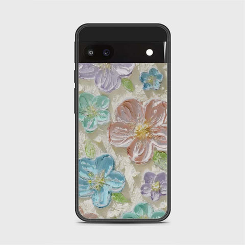 Google Pixel 6a Cover - Floral Series - Design 14 - Blue & Purple - HQ Premium Shine Durable Shatterproof Case