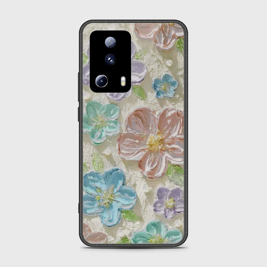 Xiaomi 13 Lite Cover - Floral Series - Design 14 - Blue & Purple - HQ Premium Shine Durable Shatterproof Case