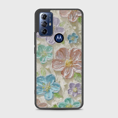 Motorola Moto G Play 2023 Cover - Floral Series - Design 14 - Blue & Purple - HQ Premium Shine Durable Shatterproof Case