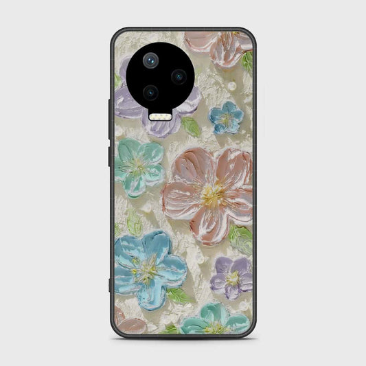 Infinix Note 12 Pro Cover - Floral Series - Design 14 - Blue & Purple - HQ Premium Shine Durable Shatterproof Case