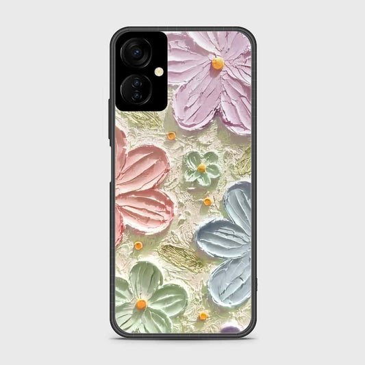 Tecno Camon 19 Neo Cover - Floral Series - Design 15 - Blue & Green - HQ Premium Shine Durable Shatterproof Case