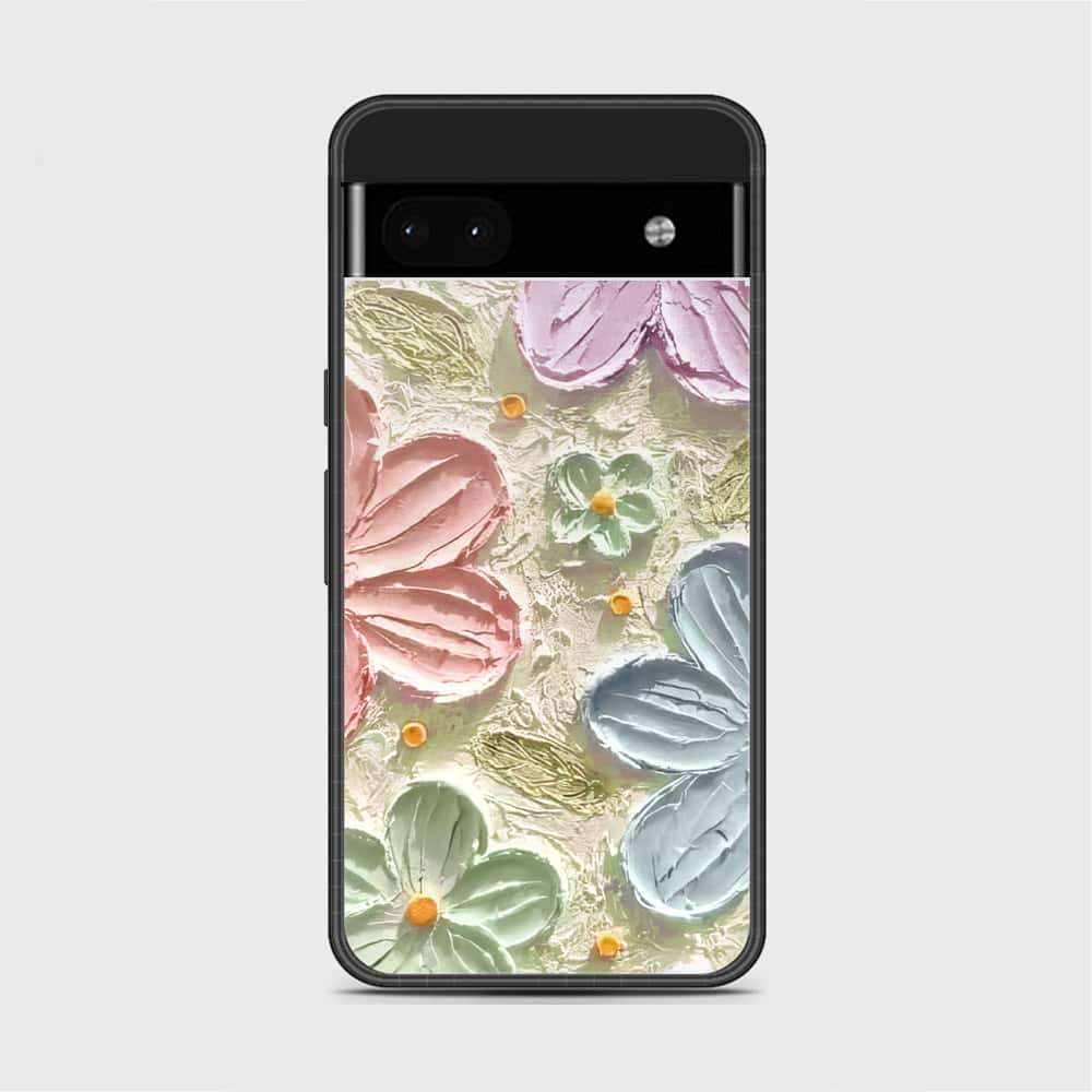 Google Pixel 7 Cover - Floral Series - Design 15 - Blue & Green - HQ Premium Shine Durable Shatterproof Case