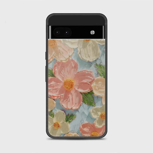 Google Pixel 7 Cover - Floral Series - Design 16 - Cyan & Pink - HQ Premium Shine Durable Shatterproof Case