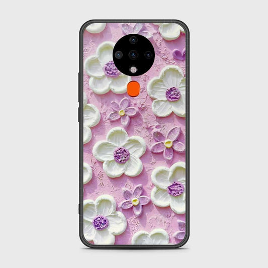 Tecno Spark 6 Cover - Floral Series - Design 4 - Purple & White - HQ Premium Shine Durable Shatterproof Case