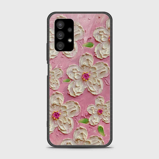 Samsung Galaxy A13 Cover - Floral Series - Design 5 - Pink & White - HQ Premium Shine Durable Shatterproof Case