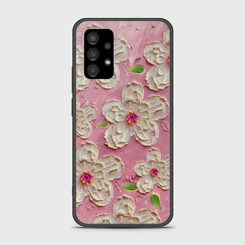 Samsung Galaxy A23 5G Cover - Floral Series - Design 5 - Pink & White - HQ Premium Shine Durable Shatterproof Case