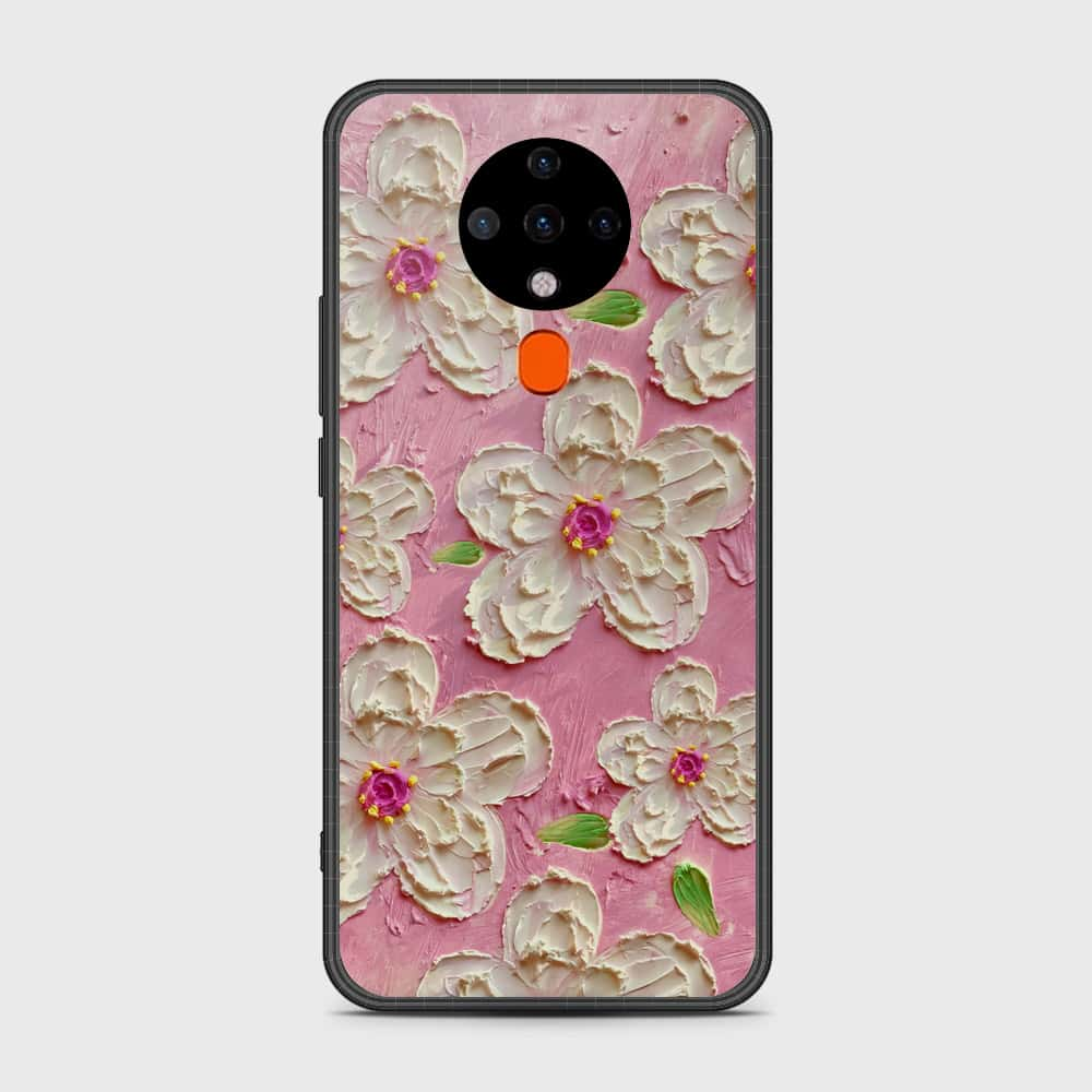 Tecno Spark 6 Cover - Floral Series - Design 5 - Pink & White - HQ Premium Shine Durable Shatterproof Case