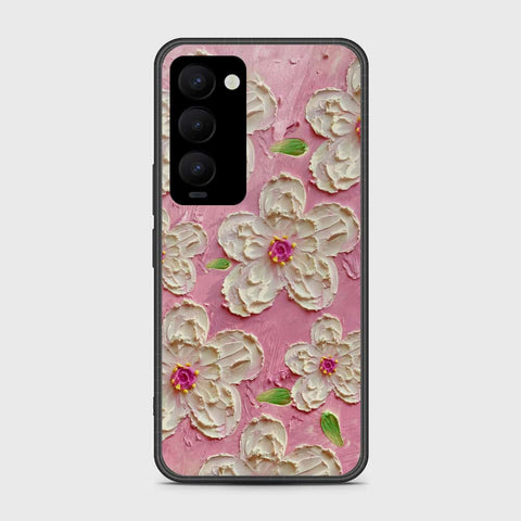 Tecno Camon 18 Premier Cover - Floral Series - Design 5 - Pink & White - HQ Premium Shine Durable Shatterproof Case