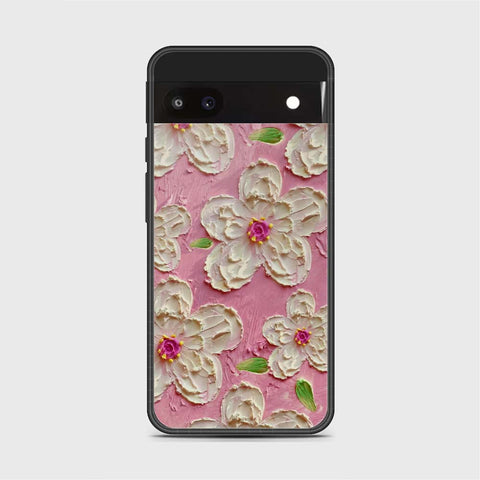 Google Pixel 6a Cover - Floral Series - Design 5 - Pink & White - HQ Premium Shine Durable Shatterproof Case