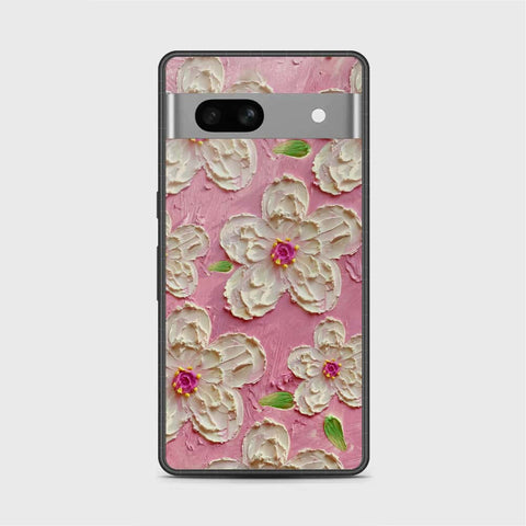 Google Pixel 7a Cover - Floral Series - Design 5 - Pink & White - HQ Premium Shine Durable Shatterproof Case