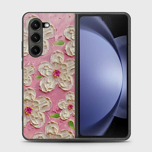 Samsung Galaxy Z Fold 6 5G Cover - Floral Series - Design 5 - Pink & White - HQ Premium Shine Durable Shatterproof Case