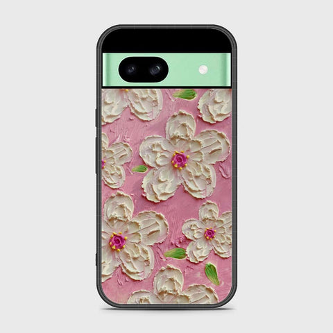 Google Pixel 8a Cover - Floral Series - Design 5 - Pink & White - HQ Premium Shine Durable Shatterproof Case