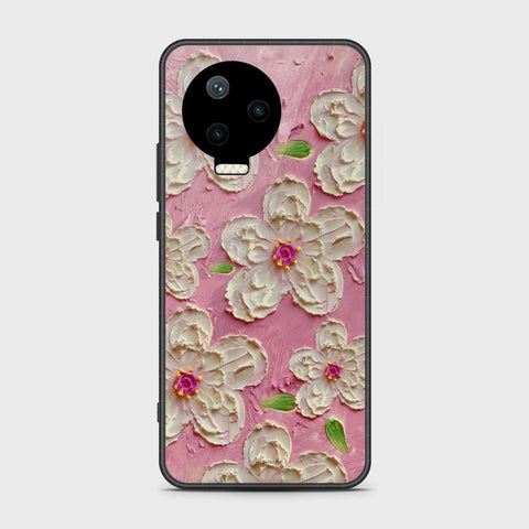 Infinix Note 12 Pro Cover - Floral Series - Design 5 - Pink & White - HQ Premium Shine Durable Shatterproof Case