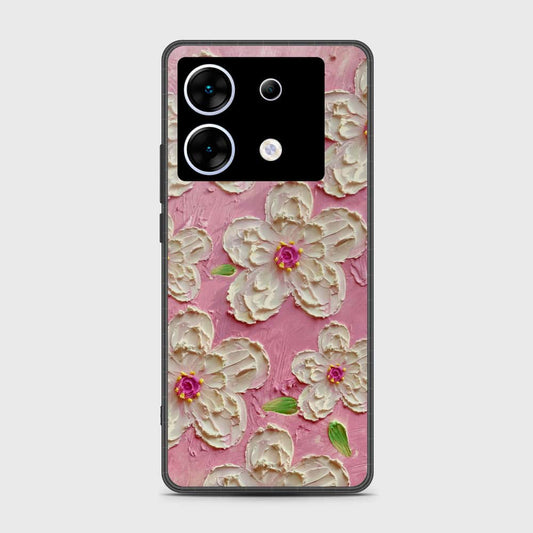 Infinix Zero 30 5G Cover - Floral Series - Design 5 - Pink & White - HQ Premium Shine Durable Shatterproof Case