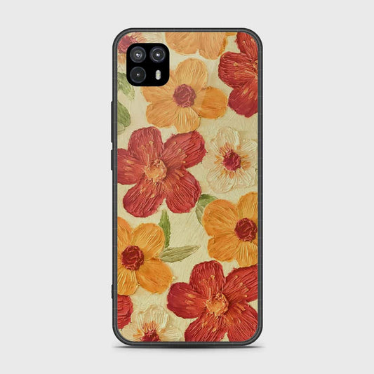 Motorola Moto G50 5G Cover - Floral Series - Design 6 - Red & Orange - HQ Premium Shine Durable Shatterproof Case