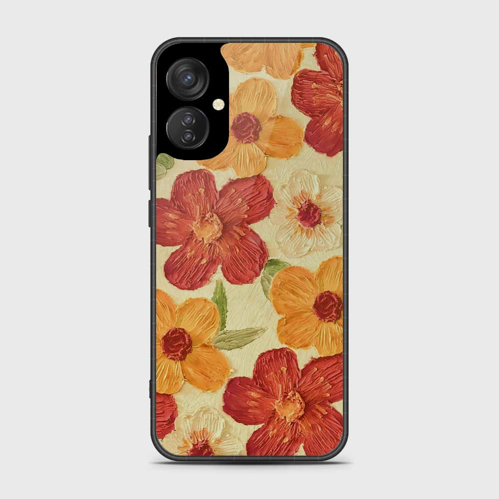 Google Pixel 9t Cover - Floral Series - Design 6 - Red & Orange - HQ Premium Shine Durable Shatterproof Case