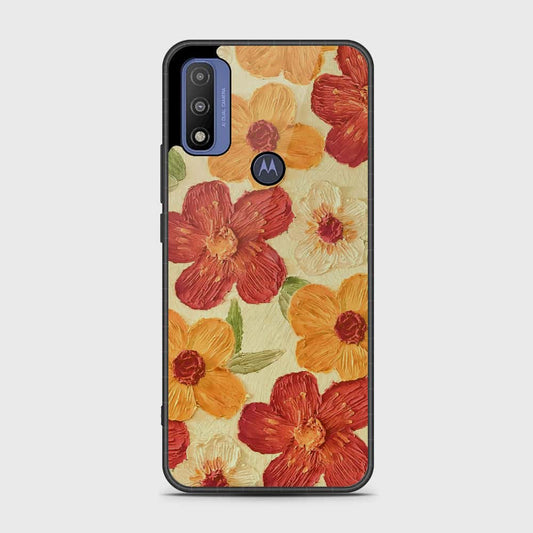 Motorola G Pure 2021 Cover - Floral Series - Design 6 - Red & Orange - HQ Premium Shine Durable Shatterproof Case