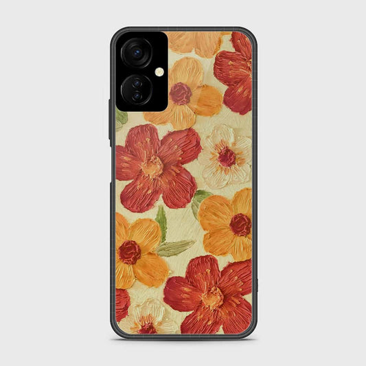 Tecno Camon 19 Neo Cover - Floral Series - Design 6 - Red & Orange - HQ Premium Shine Durable Shatterproof Case