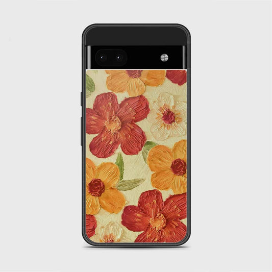 Google Pixel 7 Cover - Floral Series - Design 6 - Red & Orange - HQ Premium Shine Durable Shatterproof Case