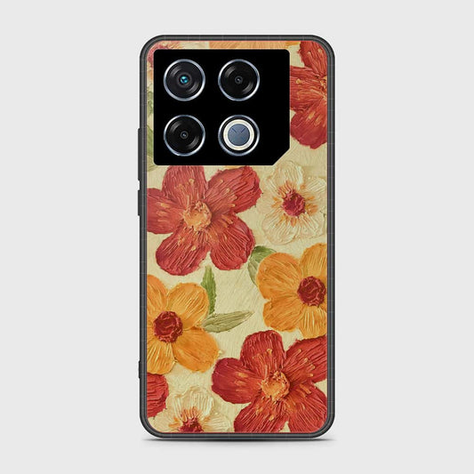 Infinix GT 20 Pro Cover - Floral Series - Design 6 - Red & Orange - HQ Premium Shine Durable Shatterproof Case