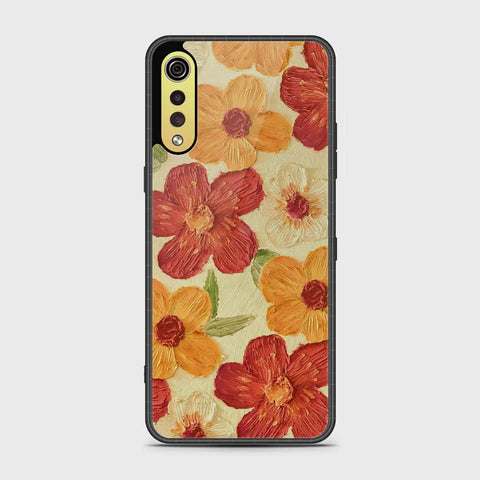 LG G9 Cover - Floral Series - Design 6 - Red & Orange - HQ Premium Shine Durable Shatterproof Case