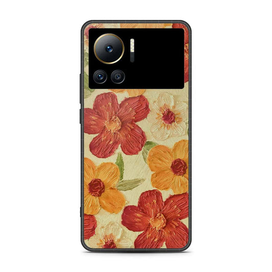 Infinix Note 12 VIP Cover - Floral Series - Design 6 - Red & Orange - HQ Premium Shine Durable Shatterproof Case