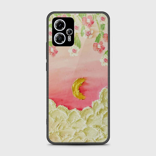 Motorola Moto G23 Cover - Floral Series - Design 7 - Pink & Yellow - HQ Premium Shine Durable Shatterproof Case