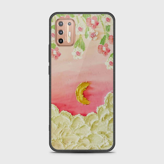 Motorola Moto E13 Cover - Floral Series - Design 7 - Pink & Yellow - HQ Premium Shine Durable Shatterproof Case