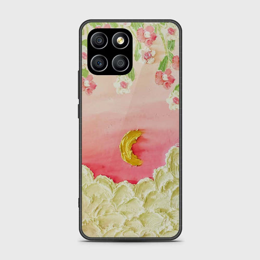 Honor X6 Cover - Floral Series - Design 7 - Pink & Yellow - HQ Premium Shine Durable Shatterproof Case