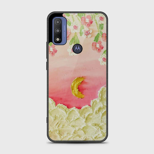 Motorola G Pure 2021 Cover - Floral Series - Design 7 - Pink & Yellow - HQ Premium Shine Durable Shatterproof Case